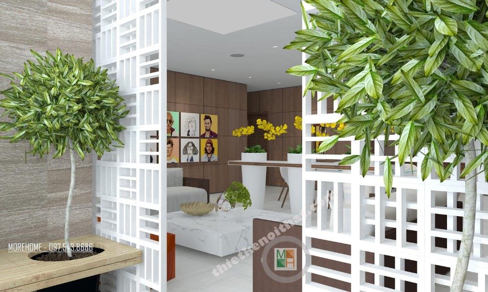 Thiết kế ban công xanh chung cư VINHOME Nguyễn Chí Thanh